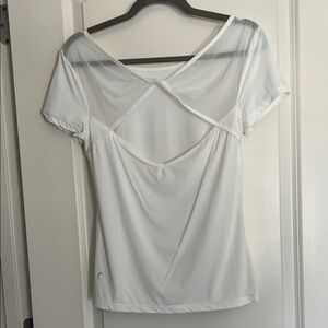 Zyia Active White Athletic Top